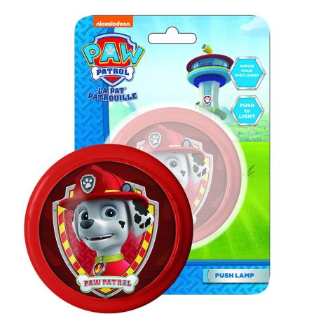 Paw Patrol Red Marshall Push Lamp  £4.99