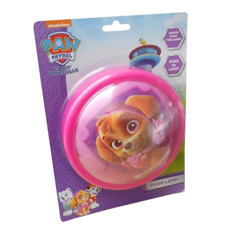 Paw Patrol Pink Skye Push Lamp  £4.99