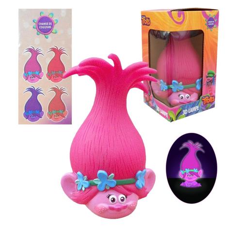 Trolls Poppy Change Colour 3D Lamp  £8.99