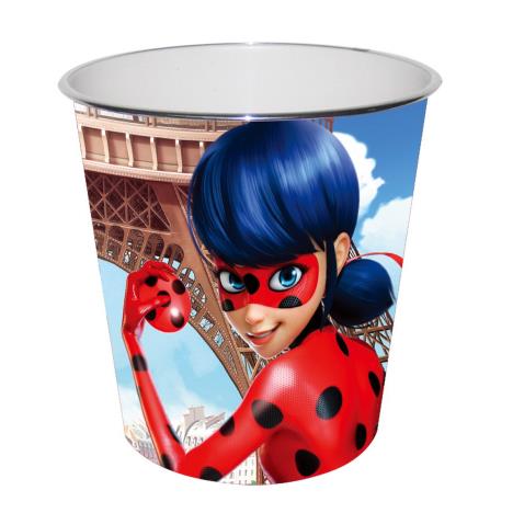 Miraculous Ladybug In Paris Plastic Bin  £2.99