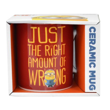 Just The Right Amount Of Wrong Minions Mug  £4.99