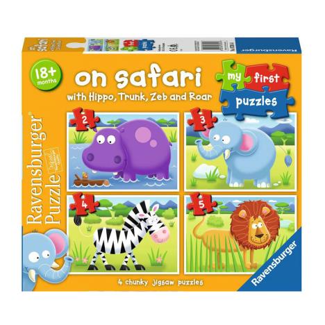 On Safari  4 In a Box My First Puzzles  £6.99