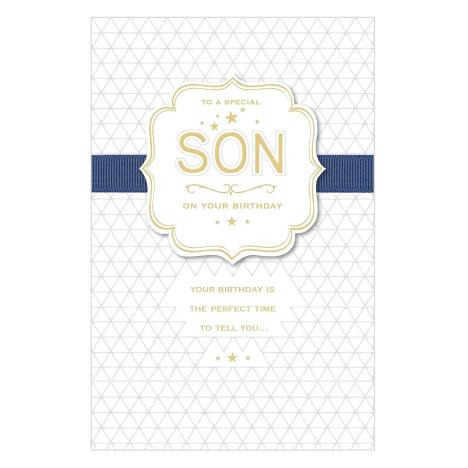 Special Son Quilted Pattern Birthday Card   £4.25