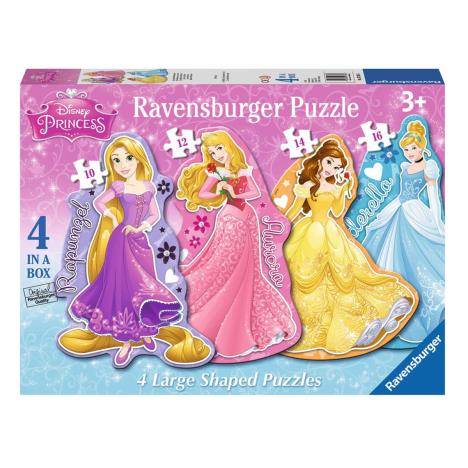 Disney Princess 4 Large Shaped Jigsaw Puzzles  £11.49