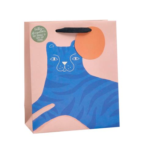 Blue Cat Design Medium Gift Bag   £2.45