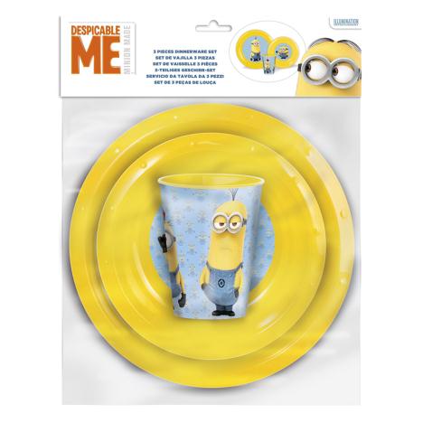 3 Piece Minions Plate Bowl & Tumbler Set  £3.99