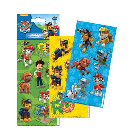 Paw Patrol Laser Sticker Sheet  £0.29