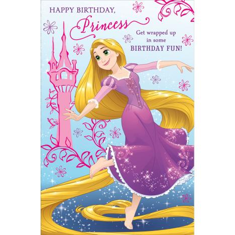 Birthday Princess Disney Tangled Birthday Card  £1.89