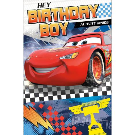 Birthday Boy Disney Cars Activity Birthday Card  £1.89