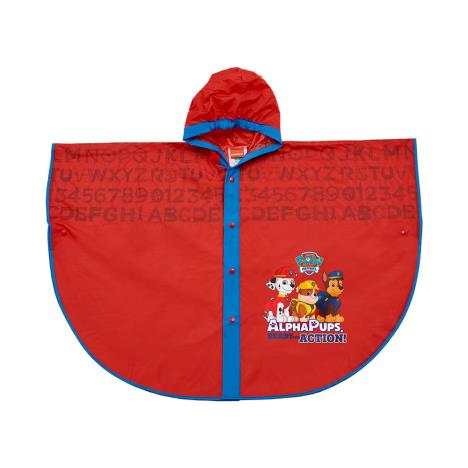 Paw Patrol Red Poncho Raincoat  £9.99