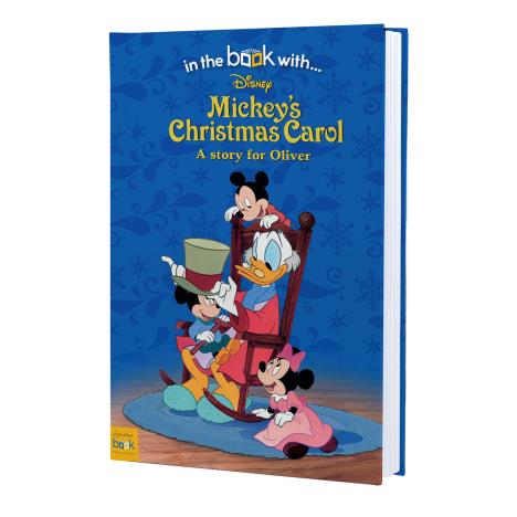 Personalised Disney Mickey’s Christmas Carol Hardback Story Book  £27.99