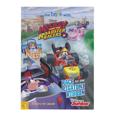 Personalised Disney Jr Mickey And The Roadster Racers Softback Story Book  £22.99