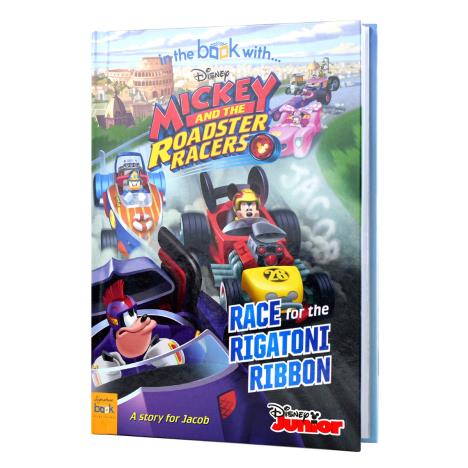 Personalised Disney Jr Mickey And The Roadster Racers Hardback Story Book  £27.99