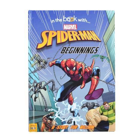 Personalised Marvel Spiderman Beginnings Softback Story Book  £22.99