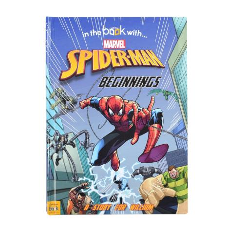 Personalised Marvel Spiderman Beginnings Hardback Story Book  £27.99