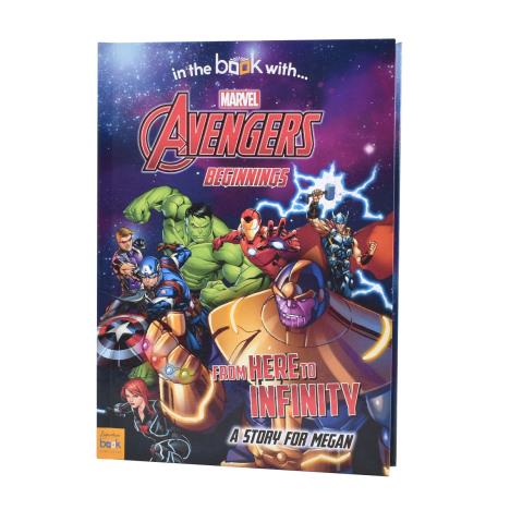 Personalised Marvel Avengers Beginnings from Here to Infinity Hardback Story Book  £27.99