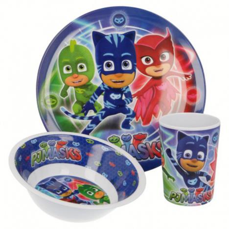 PJ Masks Boxed 3 Piece Mealtime Set  £10.99