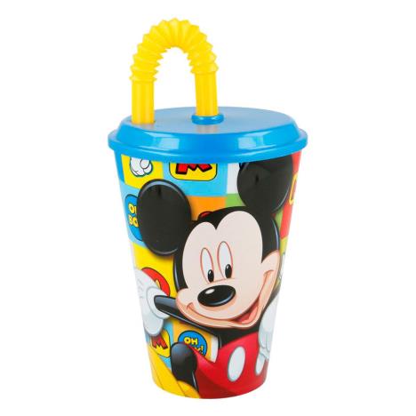 Kids Character Ice Cream Tumbler – 430ml Plastic Cup With Straw – Multicolor