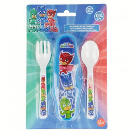PJ Masks 2 Piece Cutlery Travel Set  £3.99