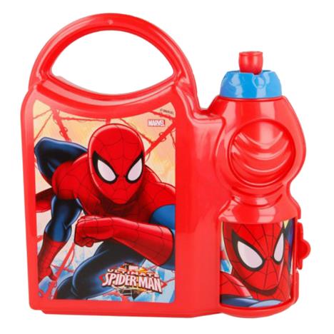 Spiderman Lunch Box & Drinks Bottle Combo Set  £10.49