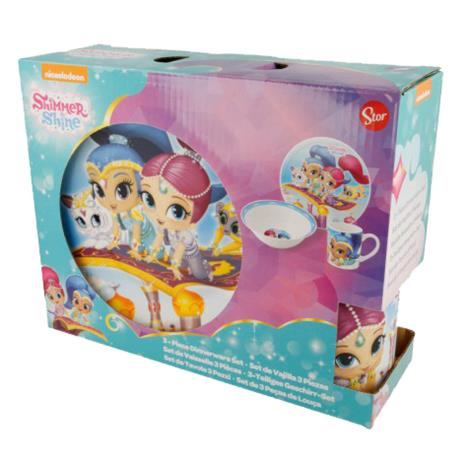 Shimmer & Shine 3 Piece Ceramic Breakfast Set  £14.99