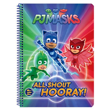 PJ Masks A5 All Shout Hooray Hardback Notepad  £3.49