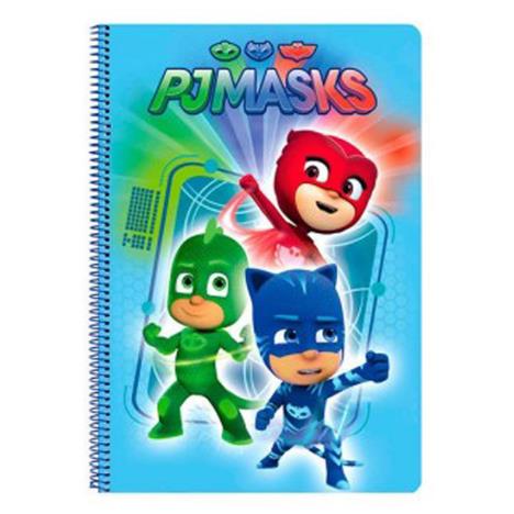PJ Masks A4 Light Blue Spiral Notebook  £5.49