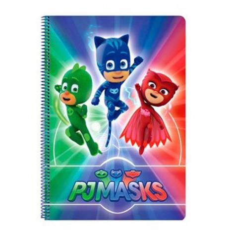 PJ Masks A4 Blue Spiral Notebook  £5.49