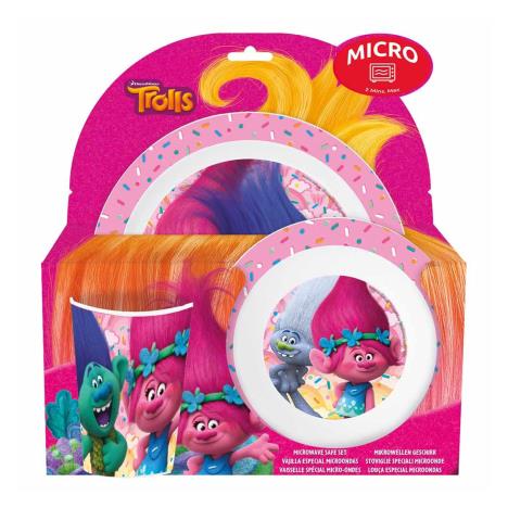 Trolls 3 Piece Microwave Safe Breakfast Set  £7.99
