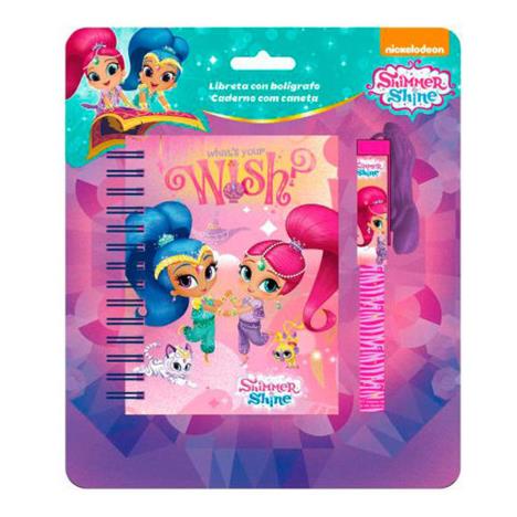 Shimmer & Shine Spiral Notepad & Pen Set  £1.75