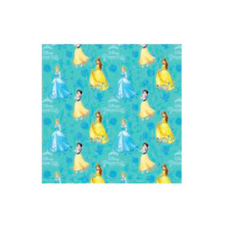 Disney Princess 1.5m Light Blue Roll Wrap  £0.99