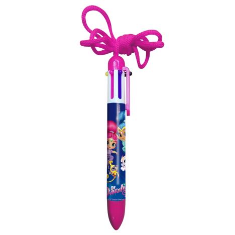 Shimmer & Shine 6 in 1 Multi-Colour Pen with Cord  £1.99
