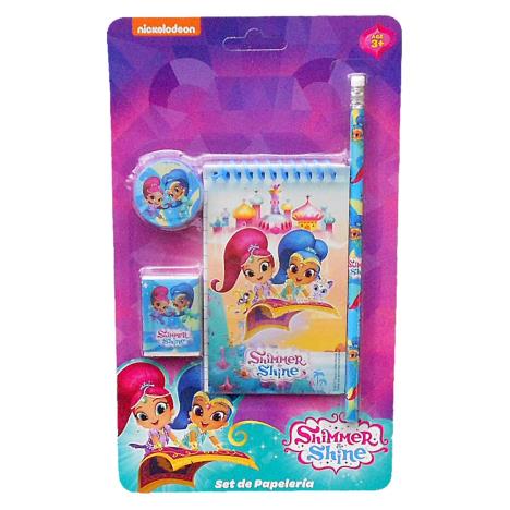 Shimmer & Shine 4 pcs Stationery Set  £2.29