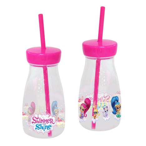 Shimmer & Shine Translucent Drinks Bottle With Straw  £6.99