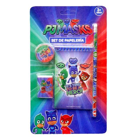 PJ Masks 4 Piece Stationery Set  £2.29
