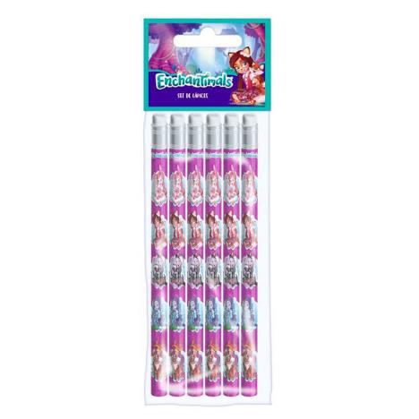 Enchantimals HB Pencils Set (Pack of 6)  £2.29