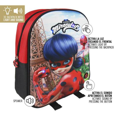 Miraculous Ladybug LED Light & Sound (Spanish) Backpack  £24.99