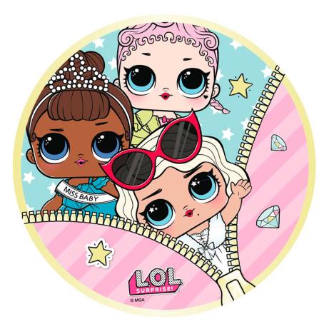 LOL Surprise Glam Round Beach Towel  £14.99