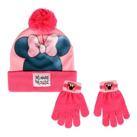 Minnie Mouse Bobble Hat & Gloves Set  £7.99