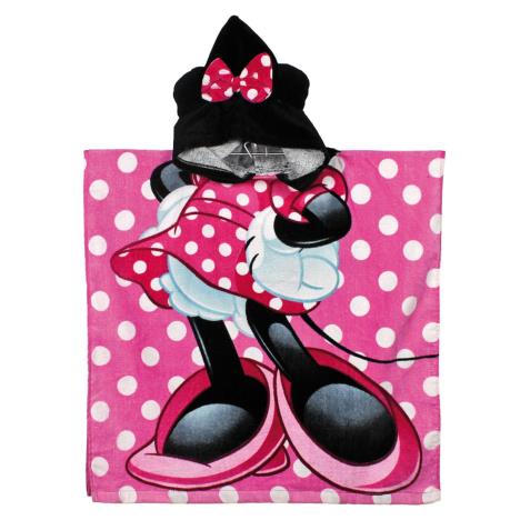 Minnie Mouse Kids Hooded Bath Beach Towel Poncho  £12.99