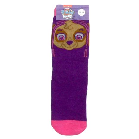 Paw Patrol Kids Purple Skye Socks   £1.89
