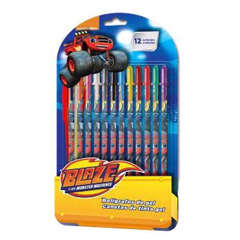 Blaze & The Monster Machines Gel Pens Pack of 12  £4.99