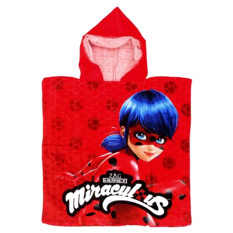 Mircaulous Ladybug Hooded Poncho Towel  £8.99