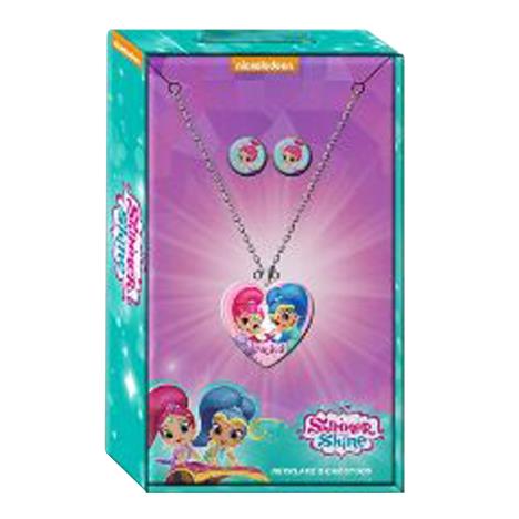 Shimmer & Shine 2 Piece Pendent & Ear Ring Jewellery Set  £3.99