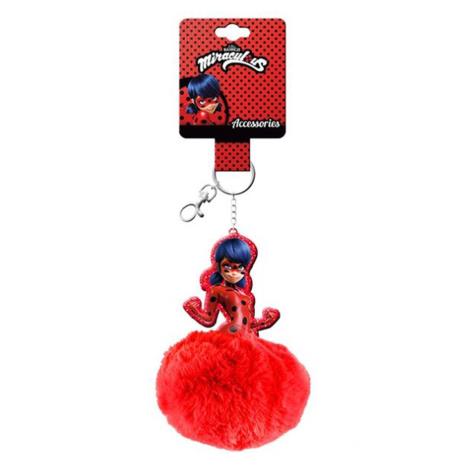 Miraculous Ladybug Pom-Pom Key Ring Bag Clip  £3.99