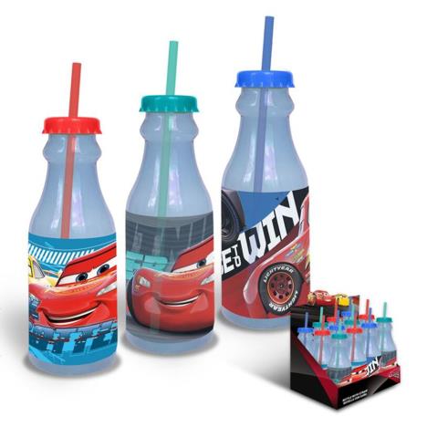 Disney Cars Plastic Milk Bottle Tumbler With Straw  £2.69