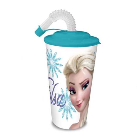 Disney Frozen Light Blue 500ml Tumbler With Straw  £2.19