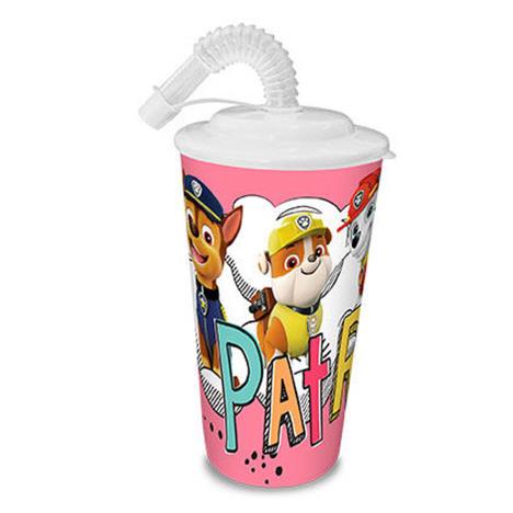 Paw Patrol Pink 500ml Tumbler With Straw  £2.49