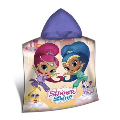 Shimmer & Shine With Nahal & Tala Hooded Towel Poncho  £7.49
