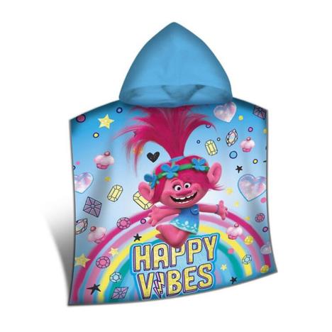Trolls Happy Vibes Hooded Towel Poncho  £7.49